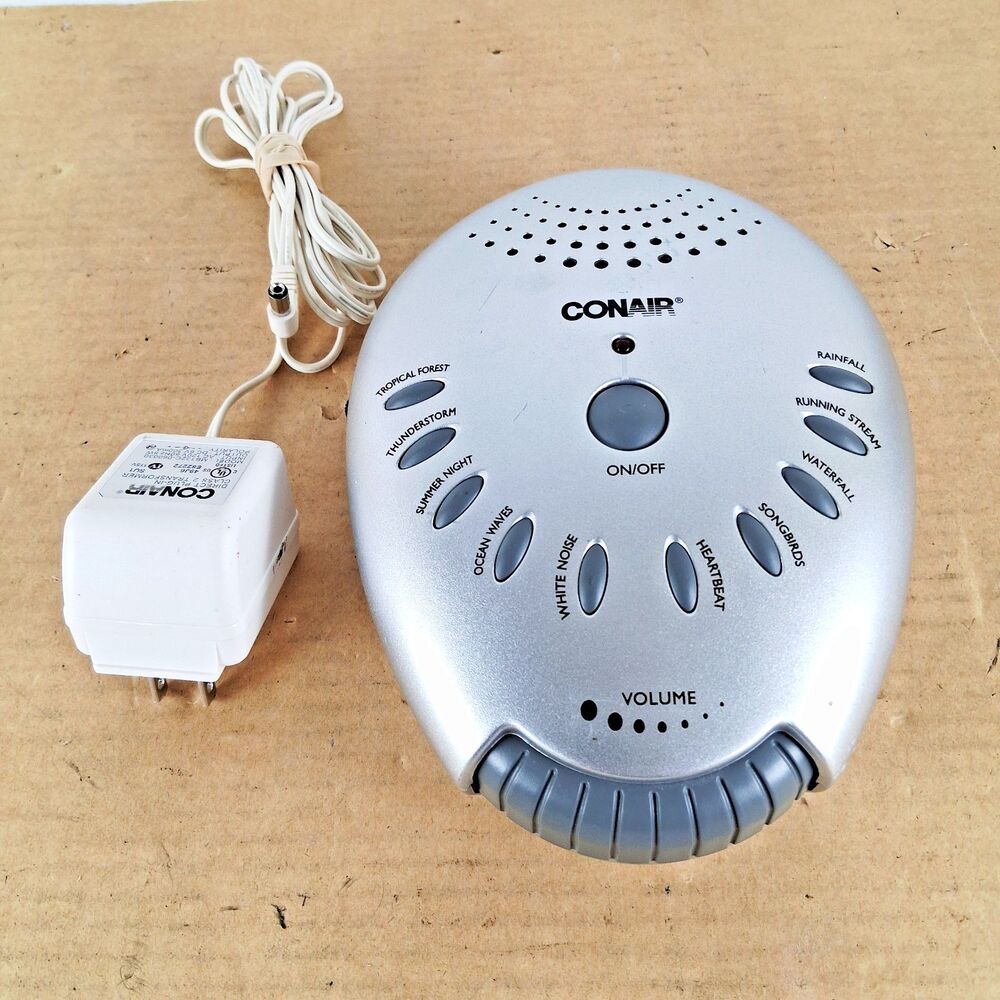 Conair Sound Therapy Sound Machine Model SU1 White Noise Maker Tested Working